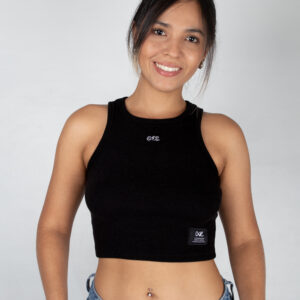 Top Tank Rib - Negro