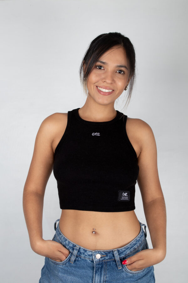 Top Tank Rib - Negro - Imagen 2